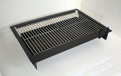 Charcoal & Wood Built-in 30" Counter Top Grill (SS COOKING GRIDS INCLUDED)