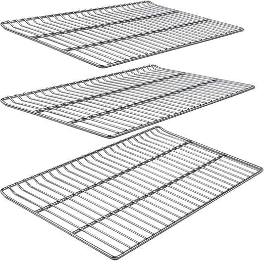 Cooking Grate Replacement Parts for Masterbuilt 40 Inch Electric Smoker, 19.69" x 12.28" Grill Grids, Smoker Grates for Masterbuilt MB20070115, MB20072918, MB20074719, MB20072916, 3 Pack