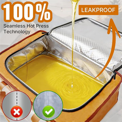 270°Opening BBQ Blanket for Resting Meat,Insulated Leak-Proof Meat Resting Bag for Brisket Turkey Pork,Smoker Accessories for Party Picnic Camping,Anniversary Birthday Gift for Men Dad (Orange)