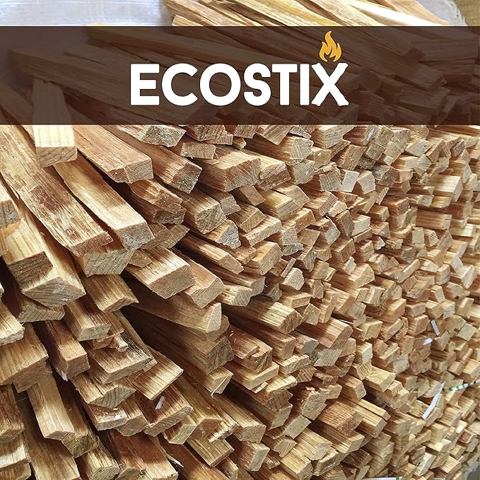 EasyGoProducts Approx. 120 Eco-Stix Fatwood Fire Starter Kindling Firewood Sticks 100% Organic Firestarter for Wood Stoves, Fireplaces, Campfires, Bonfires, Year Round, 10 Pounds
