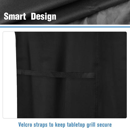 Grill Cover for Monument Portable Propane Gas Grill, Outdoor Waterproof Small Tabletop Grill Cover Heavy Duty Camping Table Top Grill Covers
