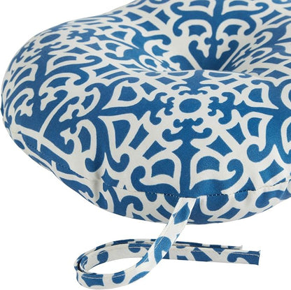 Greendale Home Fashions Azure Outdoor 15-inch Bistro Seat Cushion, Set of 2