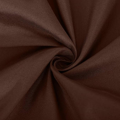 8 Pack Brown Square Tablecloth 54x54 Washable Polyester Table Cloth for Square or Round Tables, Wrinkle Resistant Fabric Decorative Covers for Dining Party Banquet Buffet and Wedding