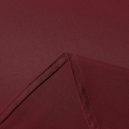 sancua Rectangle Tablecloth - 70 x 120 Inch - Stain and Wrinkle Resistant Washable Polyester Table Cloth, Decorative Fabric Table Cover for Dining Tables, Buffet Parties and Camping, Burgundy