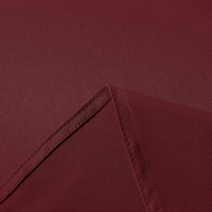 sancua Rectangle Tablecloth - 90 x 132 Inch - Stain and Wrinkle Resistant Washable Polyester Table Cloth, Decorative Fabric Table Cover for Dining Tables, Buffet Parties and Camping, Burgundy