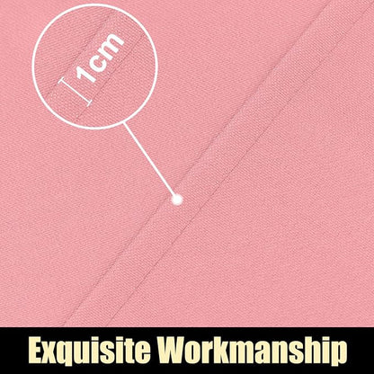 Smiry Rectangle Picnic Table Cloth, Waterproof Elastic Fitted Tablecloths for 4 Foot Tables, Washable Polyester Table Cover for Camping, Indoor and Outdoor (Dusty Pink, 30"x48")