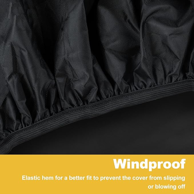 Grill Cover for Weber Traveler Portable Gas Grill 9010001, Outdoor Heavy Duty Waterproof Oxford Fabric Weather Resistant