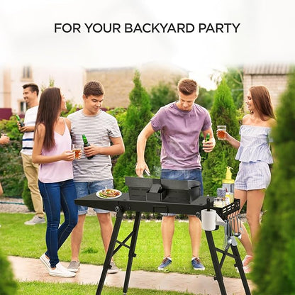 boldworks Griddle Stand for Blackstone Griddle Table Fits Blackstone Table Top Grill 17 Inch and 22 inch Portable with Folding and Height Adjustable Legs