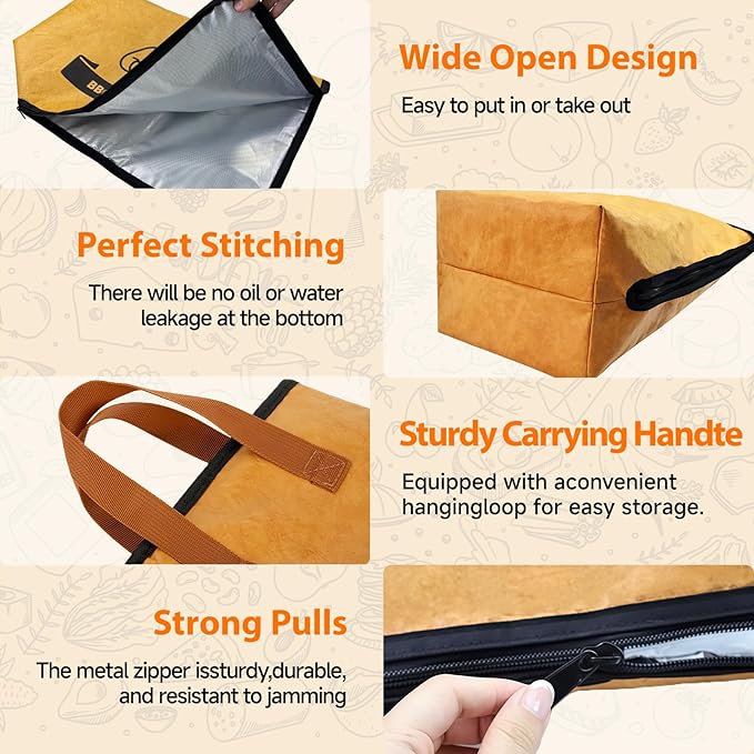 BBQ Blanket for Resting Meat, Reusable Smoker Meat Resting Blanket,Smoker Grilling Brisket Meat Insulated Resting Bag with Wide Mouth for Large Brisket/Turkey(BBQ Blanket 21in)