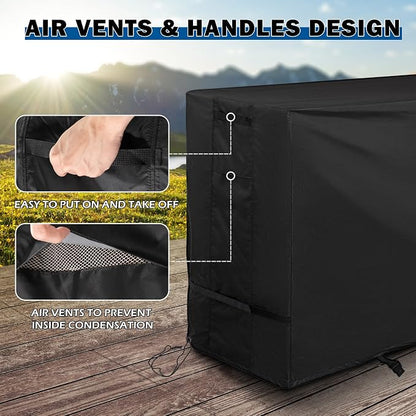 Griddle Cover for BESTFIRE Propane Gas Griddle Charcoal Grill Combo, Flat Grill Cover for BESTFIRE Flat Top Charcoal Gas Grill Combo