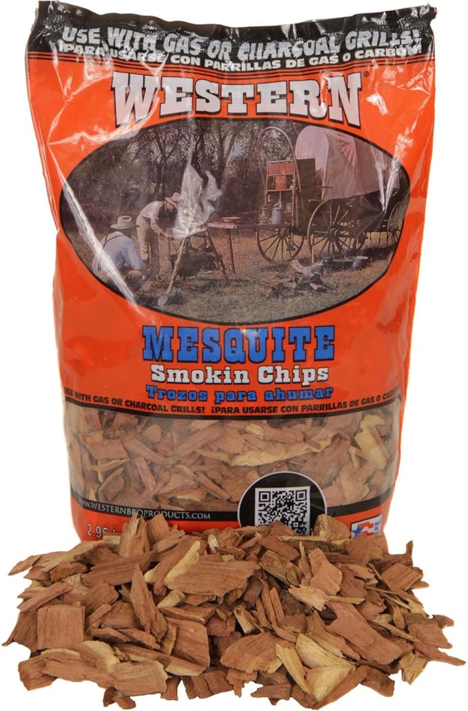 Western Premium BBQ Smoking Chips, Mesquite BBQ