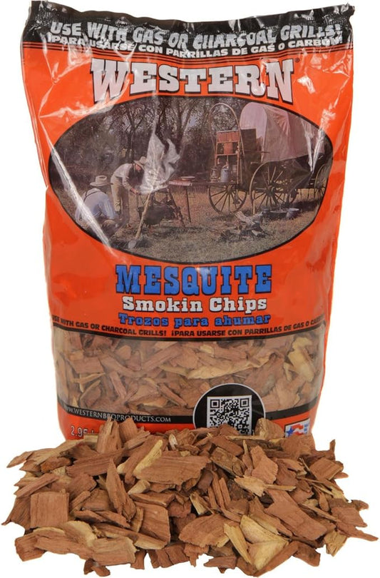 Western Premium BBQ Smoking Chips, Mesquite BBQ