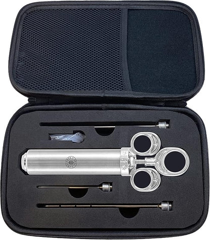 GRILL SERGEANT Professional Meat Injector, Marinade Syringe Set, Forever Guarantee, Zippered Storage & Travel Case, 304 Stainless Steel, No Aluminum, 6 Needles, 2.5 oz Capacity, 4 Cleaning Brushes