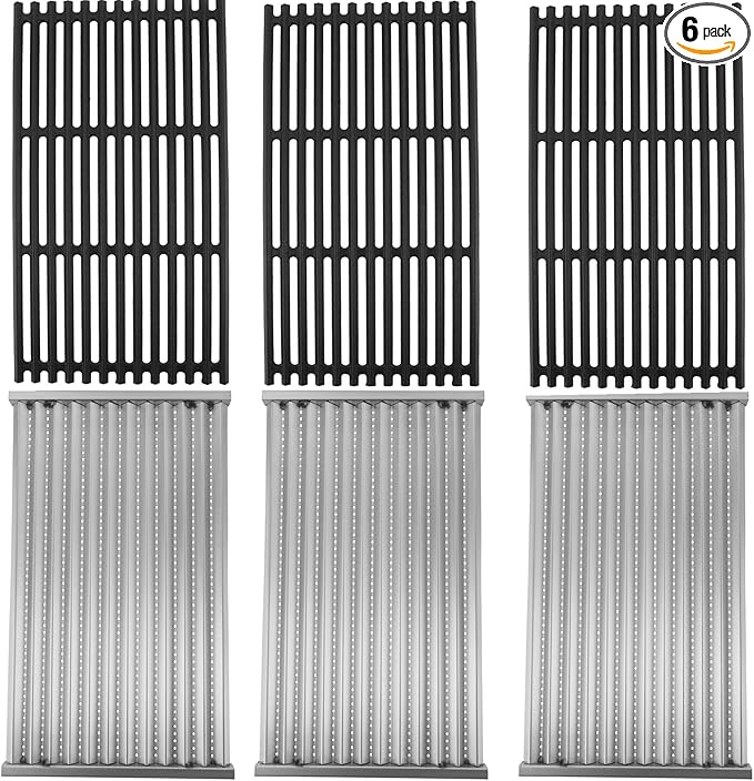 SafBbcue 463242716 Grill Grates Infrared Emitter Replacement Parts G533-2200-W1 G533-0009-W1 for Charbroil Infrared 4 Burner Grill Parts 463242715 463276016 466242715 466242815 463257520 463255721