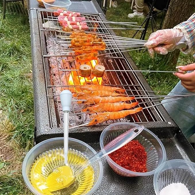 Turkey Baster for Cooking, 30ml 1 oz Turkey Oil Suction Tube with Scale, Clear Barbecue Turkey Baster Large Meat and Poultry Basters, Portable Safe Tools for Kitchen BBQ Daily Cooking, White