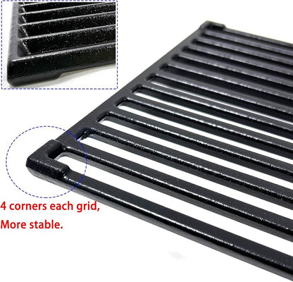 DC145 16 1/4" Cooking Grates Replacement for Dyna Glo DGF510SBP, DGF510SSP,DGF510SSP-D, DGB515SDP,DGF530SRP, Uniflame GBC1059WB,GBC1059WE-C, Backyard Grill BY12-084-029-98, BY13-101-00-13