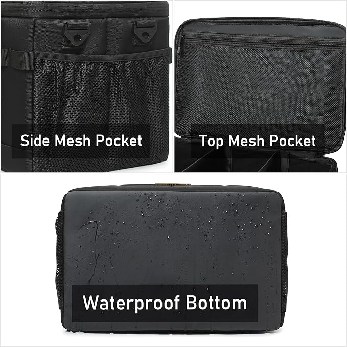Tactical Camping Storage Bag 28L Tactical Utility Tote Bag Camping Cookware Organizer Trunk Organizer