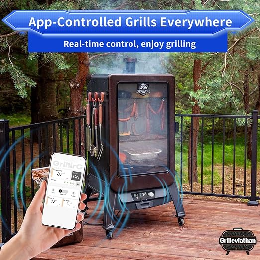 WiFi Controller Replacement for Pit Boss Series 3/4 / 5/7 Vertical Pellet Smoker with Dual PID & App Control