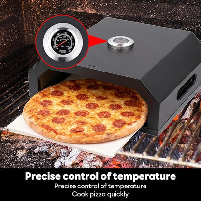 Outdoor pizza oven, a convenient pizza oven with a handle for grilling, suitable for use in courtyards and gatherings (pizza)