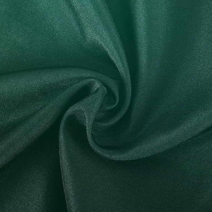 YETTASBIN Hunter Green Outdoor Tablecloth 60 Inch Waterproof Stain Wrinkle Resistant Washable Round Table Cover with Umbrella Hole and Zipper for Patio BBQ Backyard Holiday Party Decor