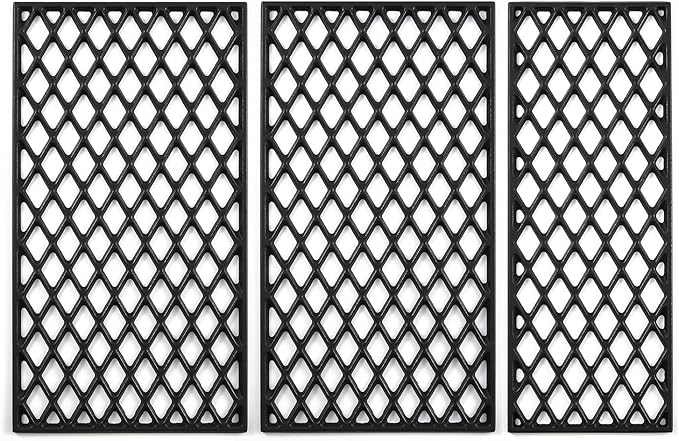 PB820PS1 PB850PS2 Grill Grates Replacement Parts for Pit Boss 820 850 Pro Series 820PS1 820D3 820D PB820D PB0820D3 PB0820SP PB820 PB850G PB820XL PB820FB PB850CS1 PB820D3 Cast Iron Cooking Grates Grids