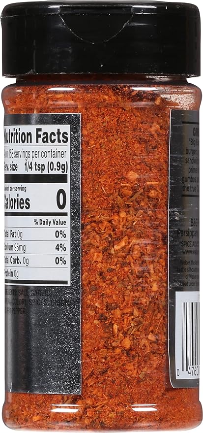 Weber N'Orleans Cajun Seasoning, 5 Ounce Shaker (Pack of 2)
