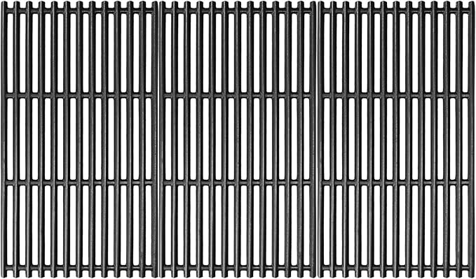 Utheer 17 inch Cast Iron Cooking Grate for Charbroil Tru Infrared 463255020 463242716 463242715 463276016 466242715 466242815 463257520, Replacement Grill Parts for Nexgrill 720-0882A