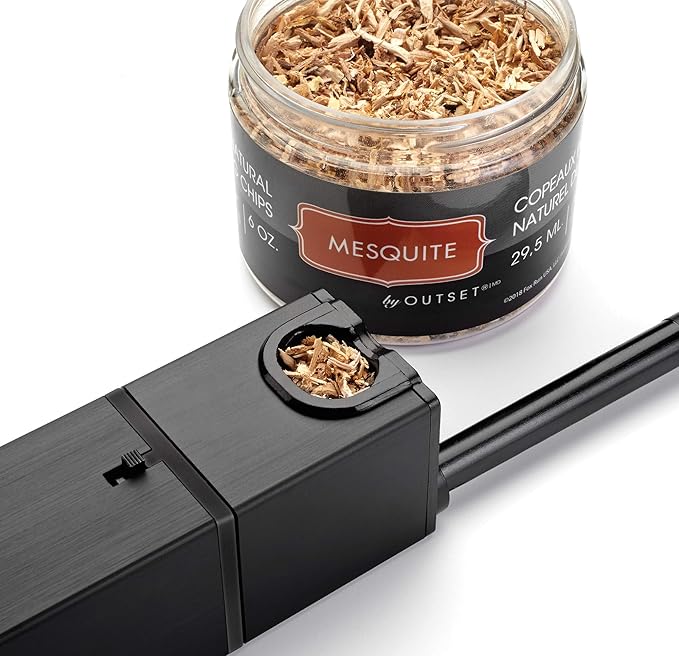 Outset Wood Smoking Chips Gift Set, Apple, Hickory, and Mesquite Chips