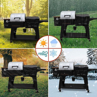 Insulation Blanket for Pit Boss Charleston 1020 Combo Grill,PB1020NX Smoker Blanket Insulated Pitboss Thermal Replacement Parts for Pit Boss 1020 Blanket Winter Insulation Accessories
