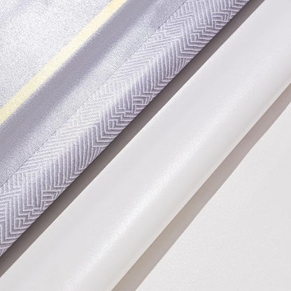 Vinyl Tablecloth 55x78 Rectangle, Heavy Duty Thick PVC Table Cover 100% Waterproof Oil-Proof, Easy Clean Wipeable Table Protector for Kitchen Dining Outdoor Picnic Party, Beige Grey Geometric Stripe