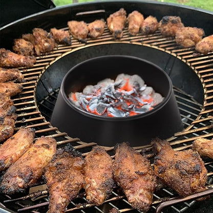 Whirlpool BBQ Accessories for Weber 22, 26.75 Inch WSM Smokey Mountain, Double Rolled Edge, Kettle Grill Accessories Fit Kamado Joe, Big Joe and L/XL Big Green Egg