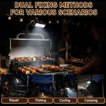 1000LM BBQ Grill Light, Magnetic Grill Light, IPX5, 5000mAh
