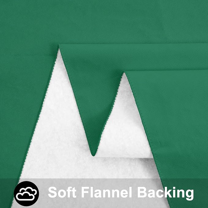 Smiry Square Table Cloth 60x60 Inch, Waterproof Wipeable Vinyl Tablecloths Protector, Oil Spill Proof Plastic Table Cover for Dining, Picnic, Camping, Outdoor, Emerald Green