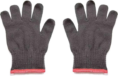LavaLock Disposable Nitrile BBQ Gloves with Cotton Liners for Outdoor Cooking Grilling Smokers and Barbecue Competition, Chef or Kitchen use (Large 100 Count Black)