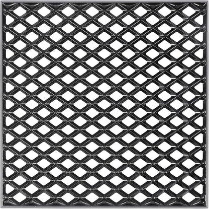 Utheer Ceramic-Coated Cast Iron Grill Grate for Weber Genesis 300 & 400 Series (2025+ Models), 16.14” × 16.14” Square Cooking Grate | Heavy-Duty Nonstick BBQ Grill Replacement