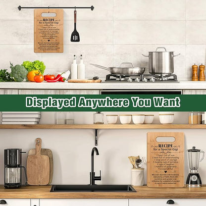 Popular Birthday Gifts for Gigi, Cutting Board Gift for Gigi, Grandma Gifts from Grandchild, Gigi Gifts for Mothers Day