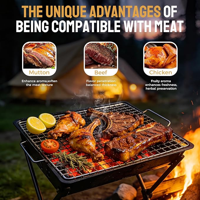 Harmos 4-Wood Pellets: Turkish BBQ, Premium Hardwood Pellets for Smokers, 2 Sealed Packs