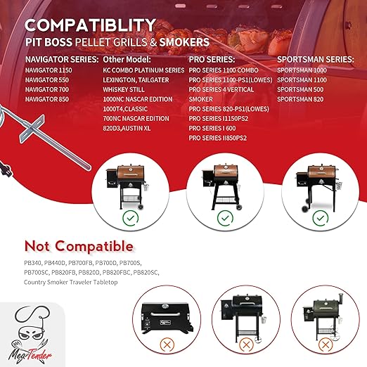 RTD Probe Sensor Replacement for Pit Boss Grill and Smoker, Internal Grill Probe Replacement for PB1000XL-025-R00 V2 (70123-AMP), Ambient Temperature Probe for Pit Boss