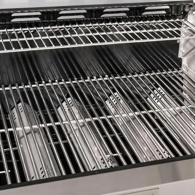 Repalcement Parts for Kitchen Aid 720-0826E 720-0709C 860-0003C, for Jenn Air Grill Parts 720-0727 740-0711, Cooking Grates, Burner and Heat Plates for KitchenAid Grill Replacement Parts