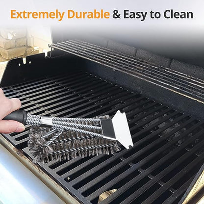 7638 Cast Iron Grill Grates, Compatible with Weber Spirit 300 Series (2007–2017 Front Control) & Spirit II 300 GS4 (2018+), Fits E-310, E-330, S-330, 17.5" x 11.9", 2-Pack