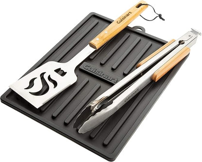 Cuisinart Grilling Prep Trays and Silicone Grill Mat