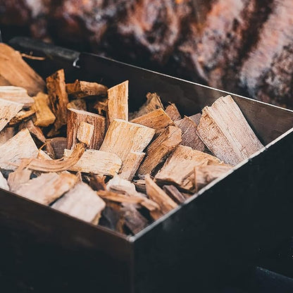 Fire & Flavor Premium All Natural Hardwood Smoking Chips, 3-Pack, 2 Pounds, Apple, Hickory, Cherry