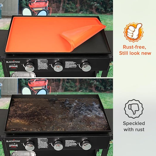 36 Inch Mat for Blackstone, 100% Food-Graded Silicone Griddle Cover with 2 Dishwashing Sponges