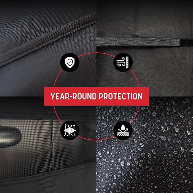 Nexgrill 42-Inch Griddle Cover, Heavy Duty Water Resistant Flat Top Grill Cover with Adjustable Strap and Air Vent, All-Season Outdoor Barbecue Griddle Protection – 700-0785