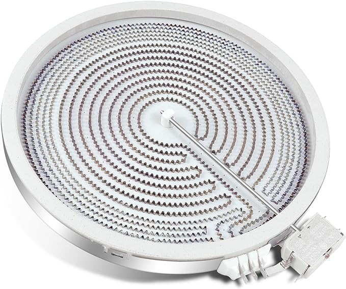 UPGRADED WB30T10130 12" Dual Haliant Surface Element Replacement for GE Stove, AP4344395 12"/9" Dual Radiant Surface Element, PS2321564 12 inch Burner Replace AH2321564 1474216