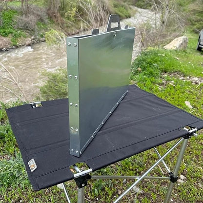 Foldable Charcoal Grill with 20x12 in (50x30 cm) Cooking Surface