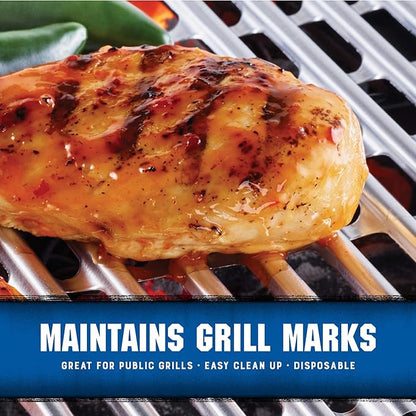 Kingsford Disposable Grill Liners, Heavy Duty Aluminum Foil Grill Toppers for Outdoor BBQ Grills, Helps Prevent Food and Sauce Falling Through Grates, 16 x 11.75 in, 4 Count