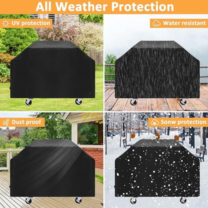 Grill Cover for Charbroil Edge Electric Grill, 50 Inch Waterproof Full-Length Grill Cover for Char Broil 22652143 Series Grill Models, for Charbroil 2 Burner Series Grills