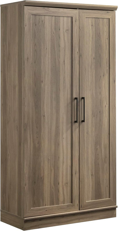 Sauder HomePlus Storage Cabinet/ Pantry cabinets, Salt Oak finish