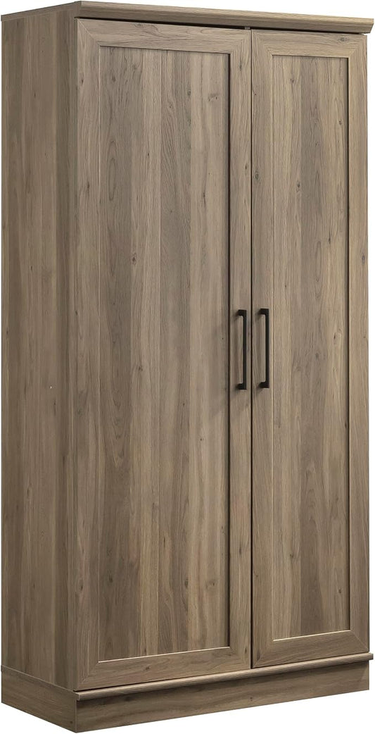 Sauder HomePlus Storage Cabinet/ Pantry cabinets, Salt Oak finish